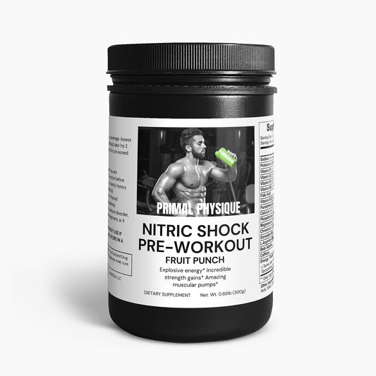 Nitric Shock Pre-Workout Powder (Fruit Punch)