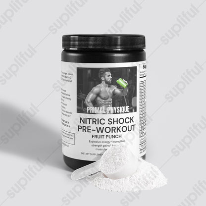 Nitric Shock Pre-Workout Powder (Fruit Punch)